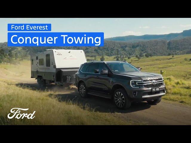 How Ford Everest helps you conquer towing with 3.5 tonne capability