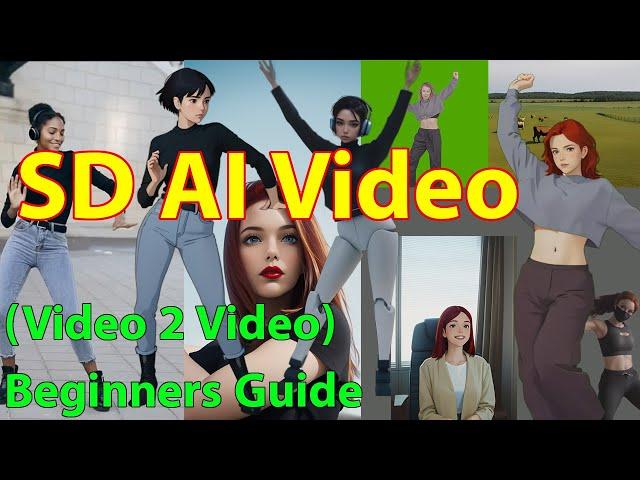 AI Video 2 Video Animation Beginners Guide , in Stable Diffusion and A1111