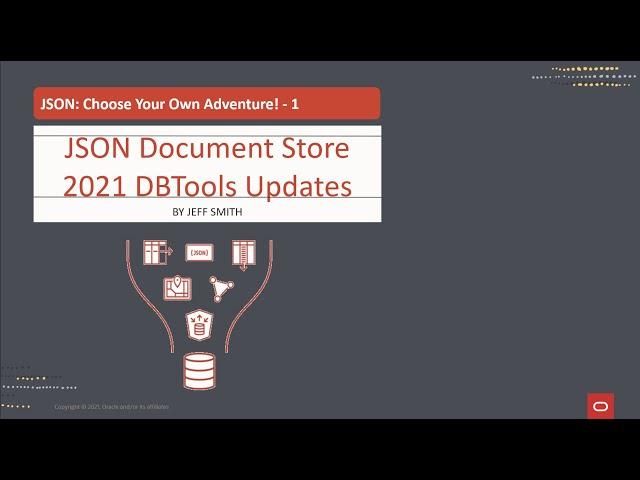 JSON Document Store Web Interface tour for the Oracle Database using SQL Developer Web
