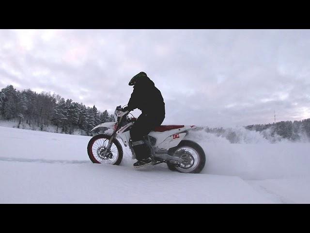 Едем на озеро и на игору/yamaha wr250f и motoland wrx250/без шипов