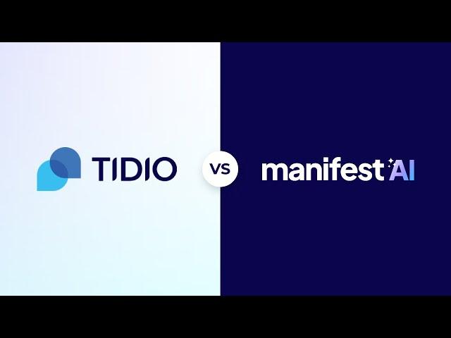 Manifest AI vs Tidio Chatbot | Which is the best Chatbot for your Ecommerce Store?