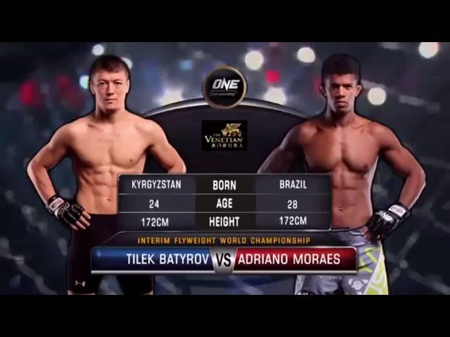 Tilek Batyrov vs Adriano Moraes 13.08.2016 Тилек Батыров vs Ардиано Мораес