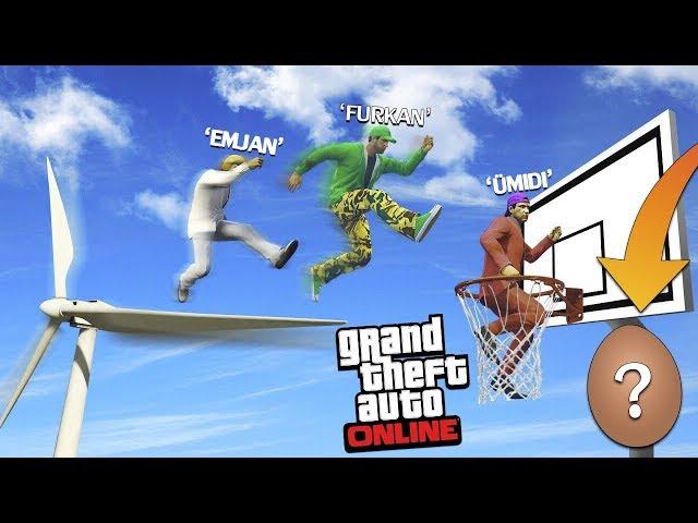 EFSANE PARKURU BİTİR SÜRPRİZ YUMURTAYI KAP !! - GTA 5 Online (FurkanYaman,Sesegel,Ümidi)