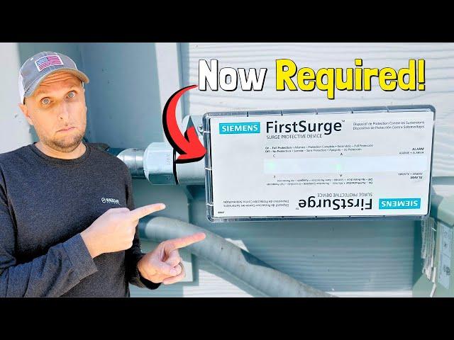 Why Whole Home Surge Protectors Are Now Required and How To Install One!  Siemens FS140