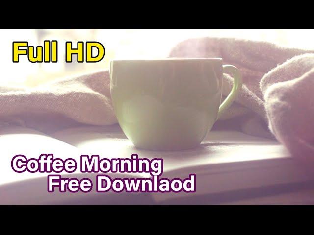 Coffee morning free footage HD download