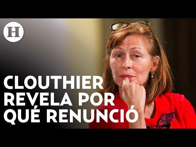 "Me quiero ir”: Tatiana Clouthier, confiesa sus diferencias que tuvo AMLO