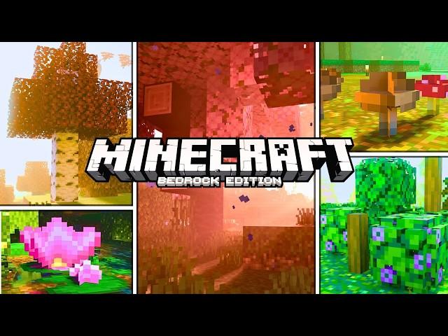  12 NATURE Texture Packs/Addons To IMPROVE MinecraftBedrock + MCPE