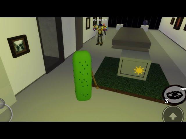 PLAYING AS THE PICKLE RICK SKIN ON ROBLOX PIGGY!! (Custom)