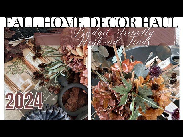 FALL HOME DECOR HAUL 2024 || BUDGET FRIENDLY || AESTHETIC FINDS