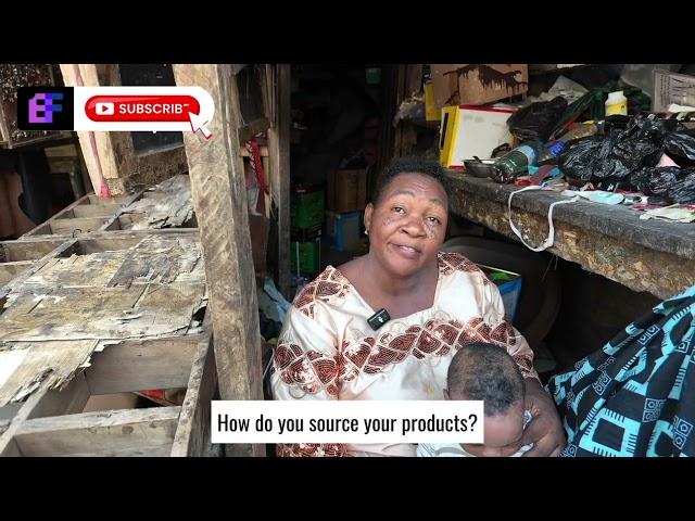 She sells Gum in Mushin leather Market Lagos- Mrs. Omolara Oladipupo