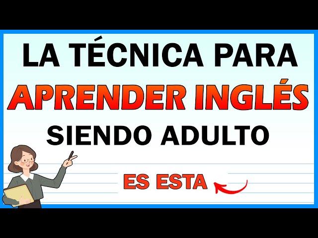  HOY MISMO HABLARÁS INGLÉS CON ESTO [Curso de inglés] aprende inglés fácil y rápido.