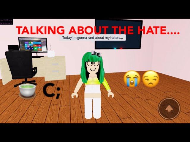 TALKING ABOUT THE HATE... (I cried)