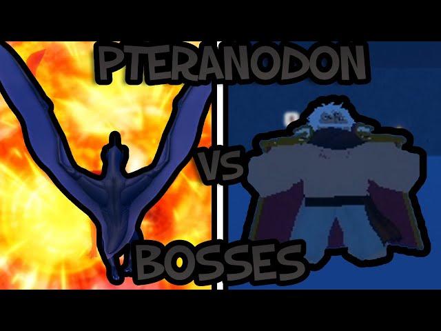 Pteranodon VS All First Sea Bosses [GPO]