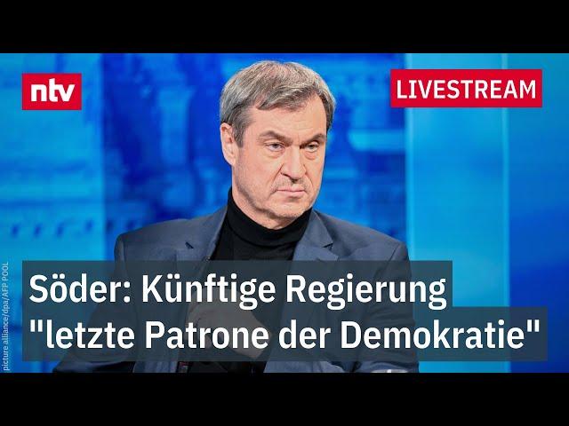 LIVE: Markus Söder zum Ergebnis der CSU bei der Bundestagswahl