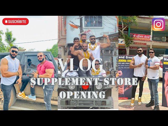 SUPPLEMENT Store Grand Opening  Baba fitness supplement || FT fitness Guru Malik Israr ||