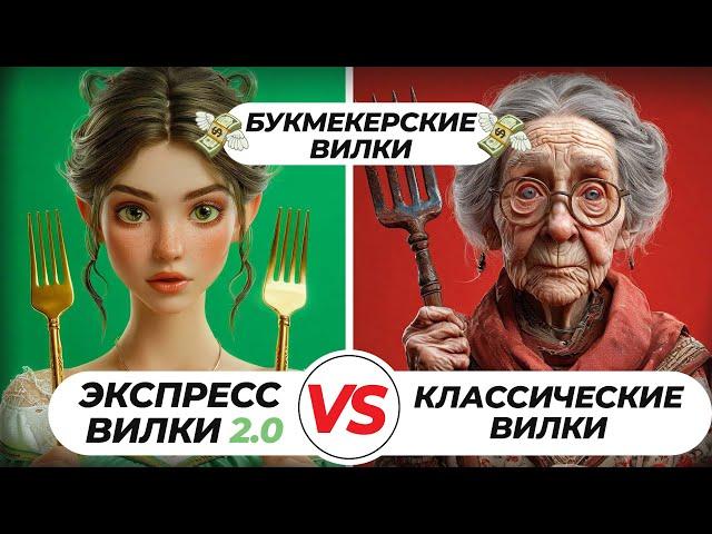 На чём выгоднее зарабатывать?! Обычные Вилки vs Экспресс вилки / Букмекерские вилки 2024