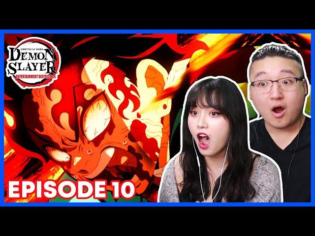 NEVER GIVE UP! | Demon Slayer Entertainment Arc Couples Reaction Episode 10