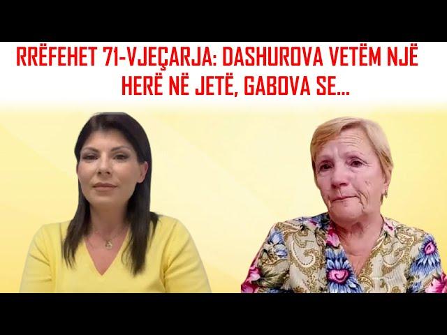 LIVE ME ODETEN-‘Dashurova oficerin e mbeta shtatzënë’/71 vjeçarja:Mbeta e vetme përgjithmon, gabova…