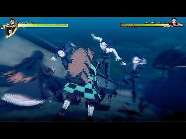 Demon Slayer Hinokami Chronicles - Tanjiro & Nezuko VS Swamp Demon Boss | Gameplay (4k 60fps)