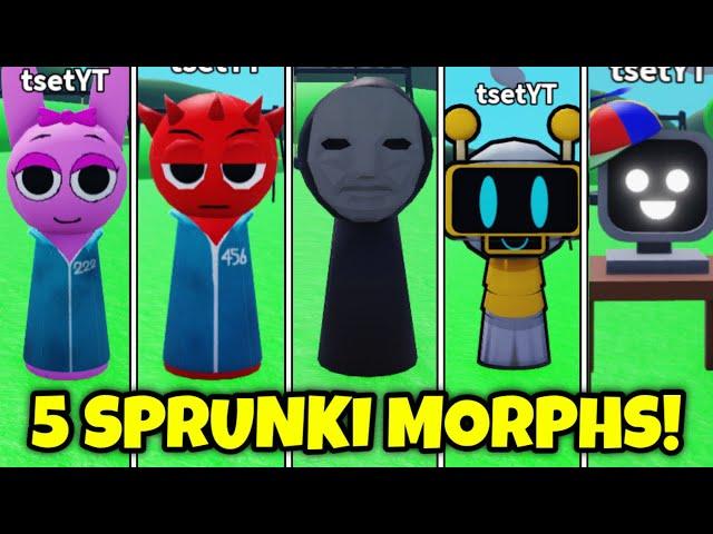 Sprunki RP 3D - How to get 5 Sprunki Morphs [ROBLOX]