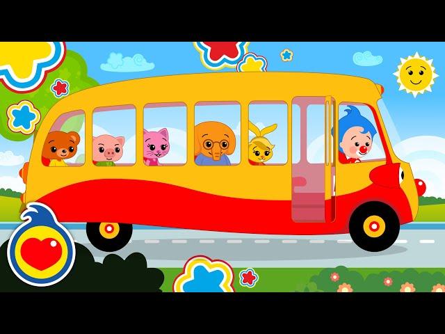 The Wheels on the Bus  (WOB) Kids Songs  Plim Plim - The Kindness Hero