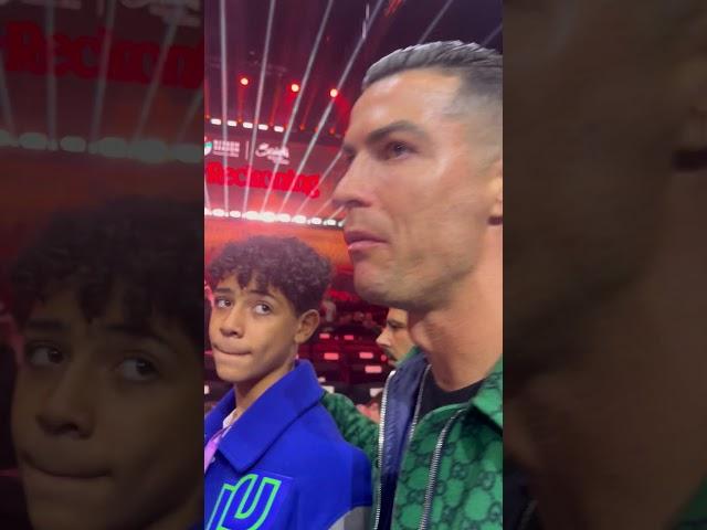 Cristiano Ronaldo isn't a fan of the cameras  #DayOfReckoning 