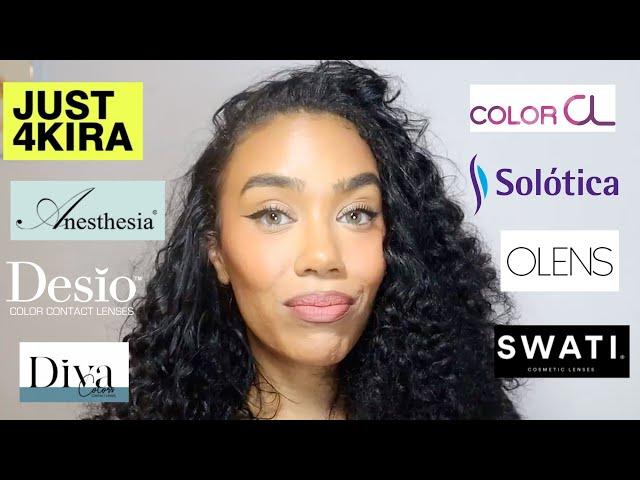 ARE THEY COMFORTABLE? RATING COLOR CONTACT BRANDS (SOLOTICA, COLORCL, SWATI, ANESTHESIA, DESIO +)