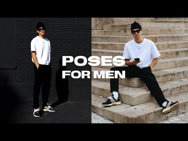 5 SIMPLE POSES for Men´s Instagram Streetstyle Pictures