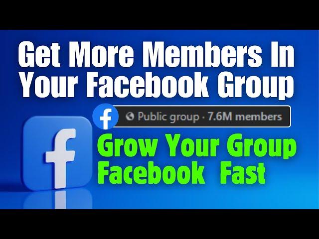 Get More Members In your Facebook Group and Grow Your Group Fast By Earnogram