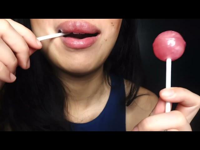 ASMR EATING 2 lollipops 