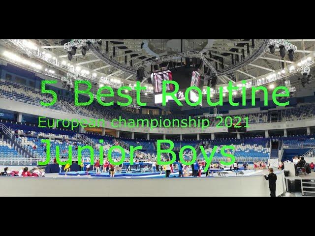 5 Best Routine Junior Boys.Trampoline European Championship 2021.