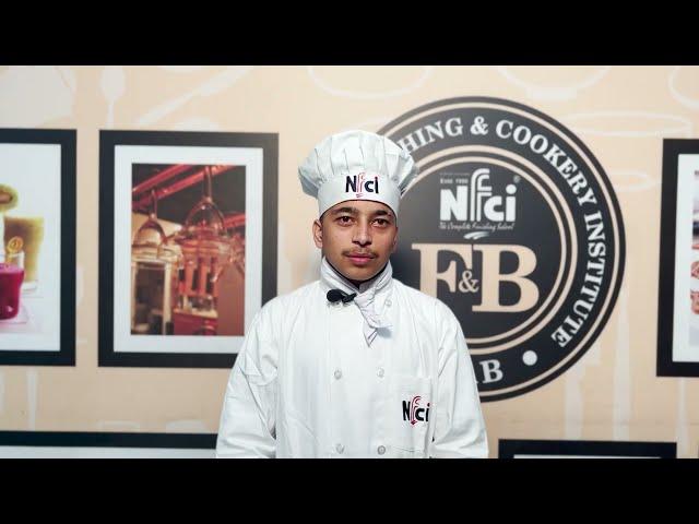 Look what Gulshan, our budding Chef has to say about NFCI Chamba | NFCI Hotel Management Institute