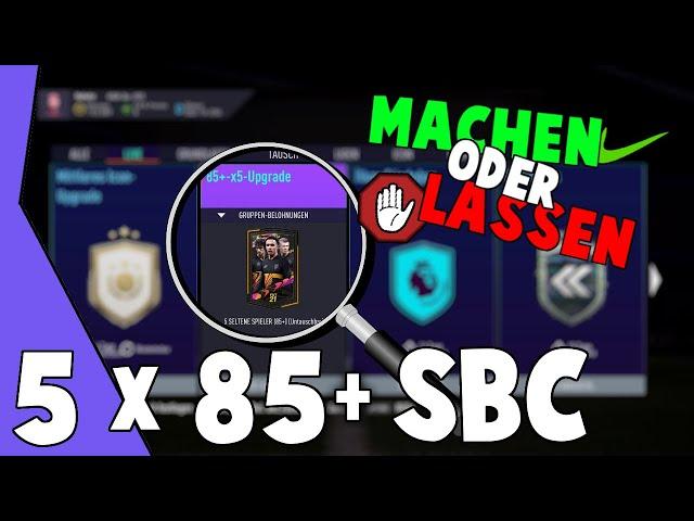 85+ x5 Upgrade Pack | Lohnt sich diese SBC?! [Fifa 21: Machen oder Lassen?]