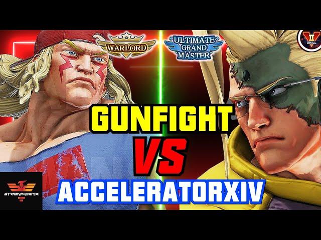 SFV CEGunfight [Alex] Vs AcceleratorXiv [Nash] | SF5Stremphoenixスト5