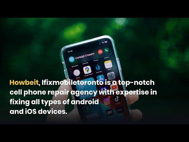 5 Top Reasons to Trust Ifixmobiletoronto with Your Mobile Repairs