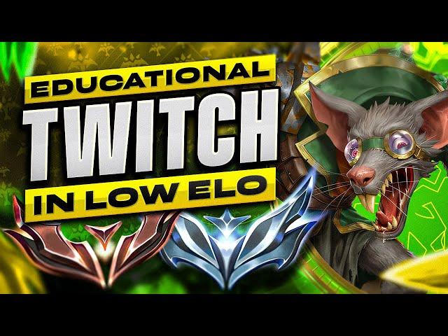 How to play Twitch in low Elo - Twitch ADC Gameplay Guide | League of Legends