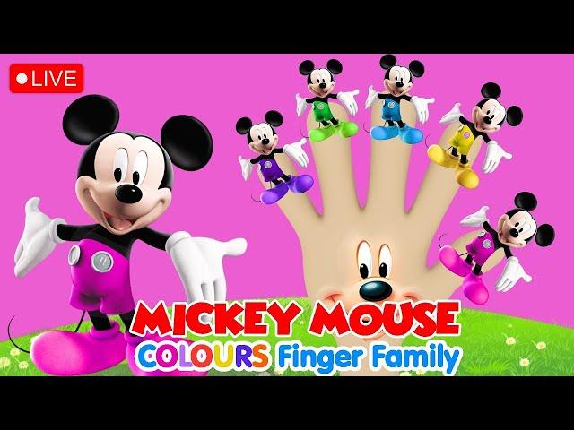 MICKEY Colours FINGER FAMILY Nursery Rhymes & Kids Songs