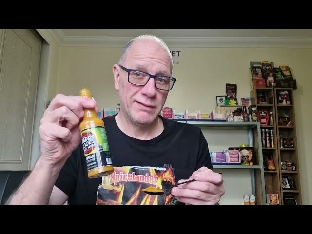 Fatalii Attraction From Daddy Cool Hot Sauce Company its a thick sauce with Fruity flavours