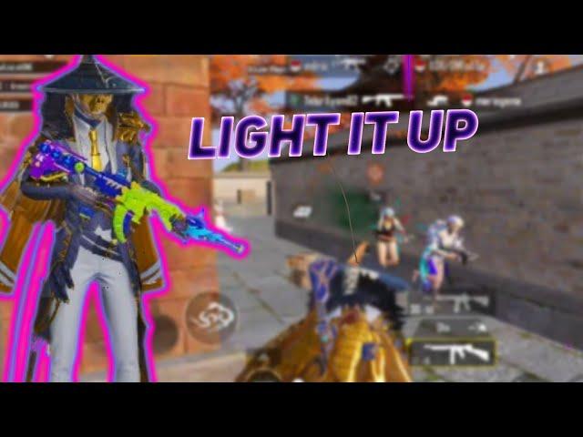 Light It Up  | 4 Fingers + Gyroscope | PUBG MOBILE Montage