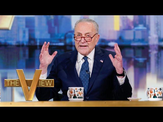 Sen. Chuck Schumer Defends His Decision To Support Republican Spending Bill