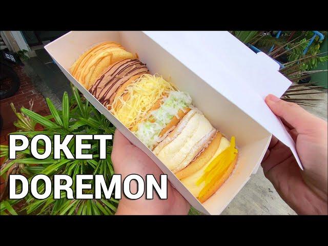 Malaysian Street Food - AMAZING Poket Doremon - Chocolate, Cheese, Mango Cheesecake and more