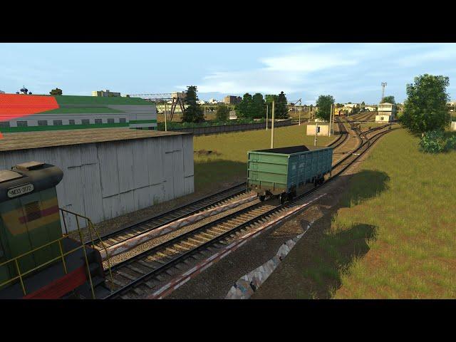 Сортировочная горка в Люблино Trainz19