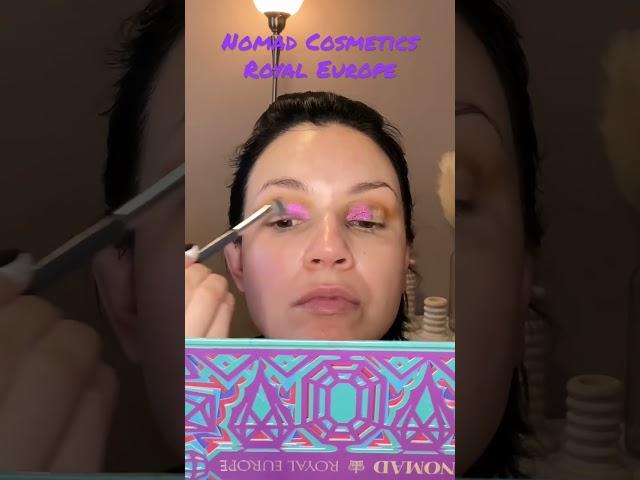 Multichromes! Nomad Cosmetics Royal Europe Palette #shorts #nomadcosmetics #makeuptutorial