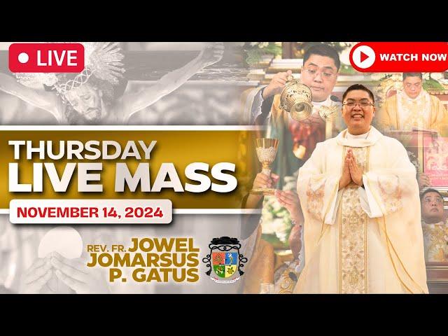 FILIPINO LIVE MASS TODAY ONLINE II NOVEMBER 14, 2024 II FR. JOWEL JOMARSUS GATUS