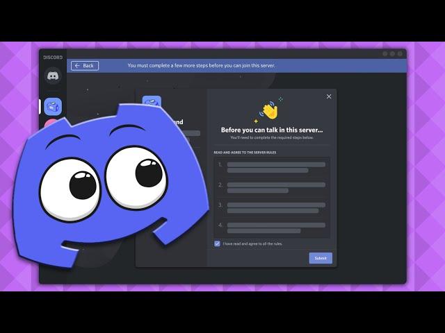 How To Setup Rules Screening On Discord In 2024 | Server Rules Page