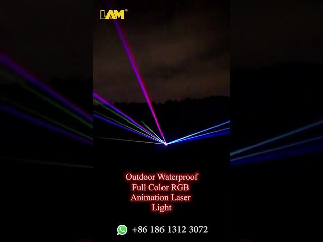 Outdoor Waterproof Full Color RGB Animation Laser Light from Guangzhou LAM Lighting Manufacturer