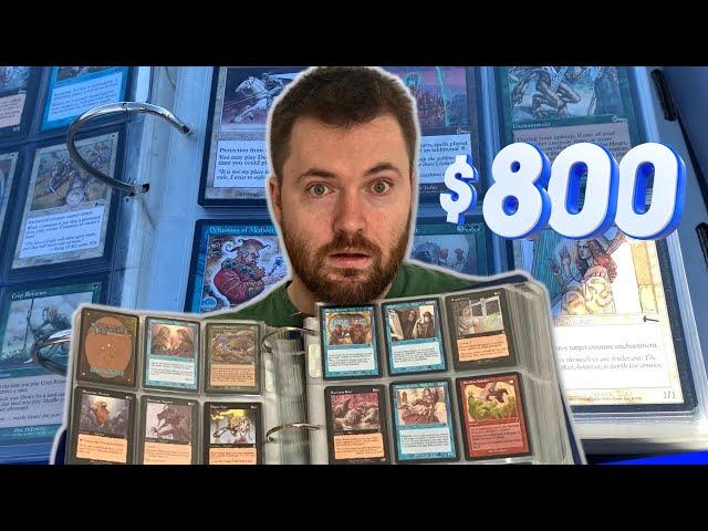I Spent $800 On A Magic The Gathering Collection - This Binder was LOADED With Reserved List