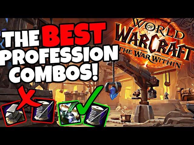 The BEST Profession Combinations For The War Within - Crafting & Farming!