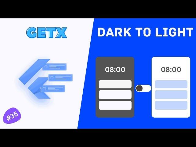  Getx Theme Change in Flutter | Flutter Course #34 #flutterhero