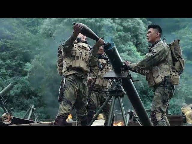 [Special Forces Film] 3 special soldiers seize Japanese artillery, bombing their artillery position.